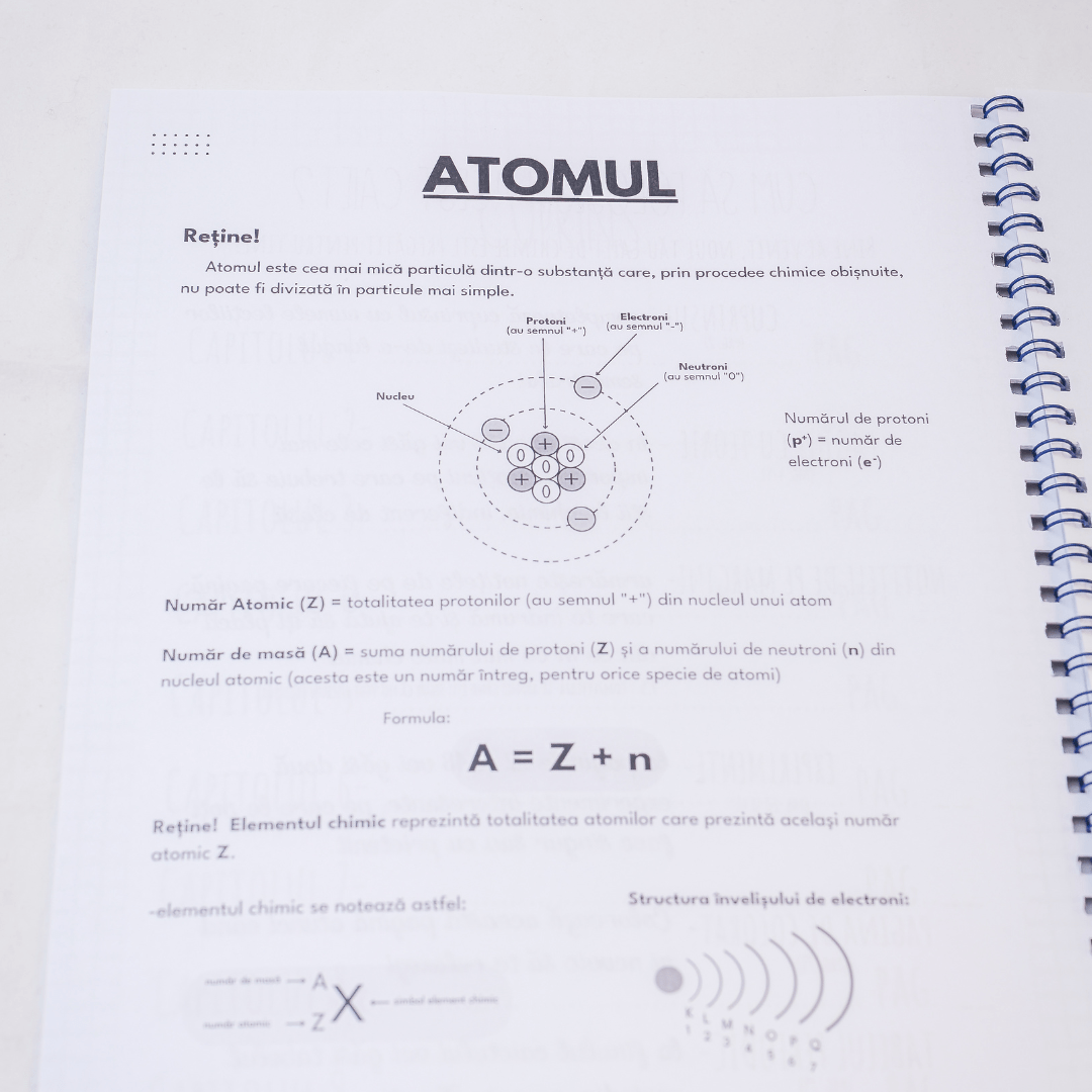 Set 3 Caiete de: Chimie, Ed. Tehnologică + Fizică - Izzie Publishing