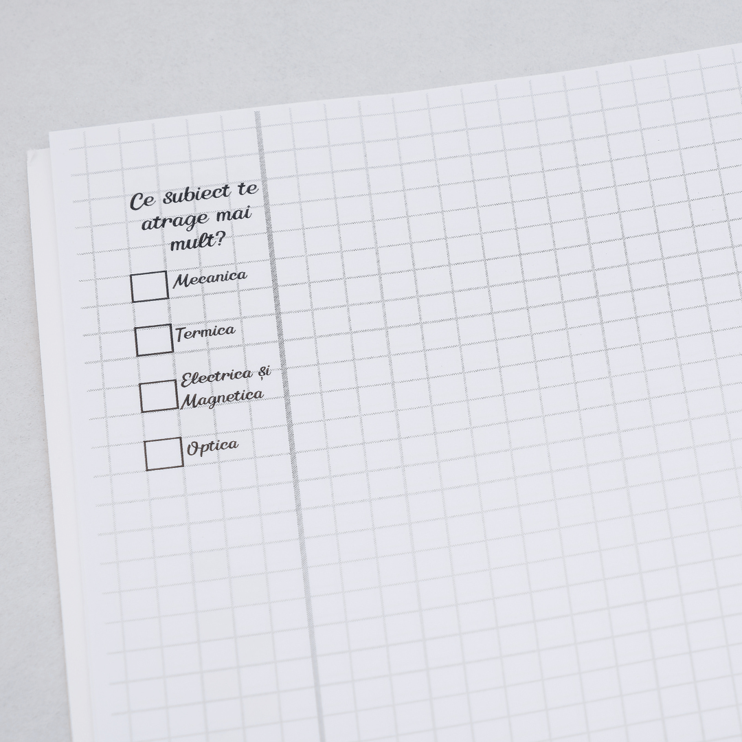 Set 3 Caiete de: Mate + Română + Istorie + Fizică - Izzie Publishing