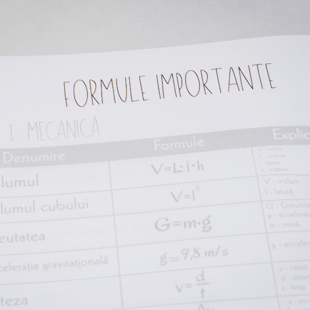 Set 3 Caiete de: Mate + Română + Istorie + Fizică - Izzie Publishing