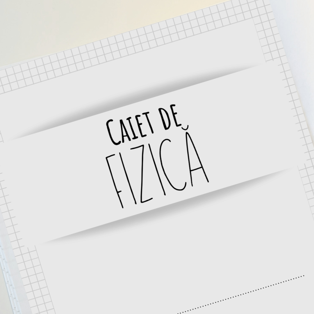 Set 3 Caiete de: Mate + Română + Istorie + Fizică - Izzie Publishing