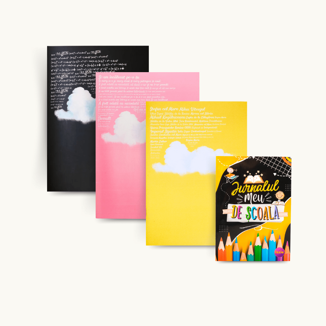 Set 3 Caiete + Jurnal de Școală - Izzie Publishing