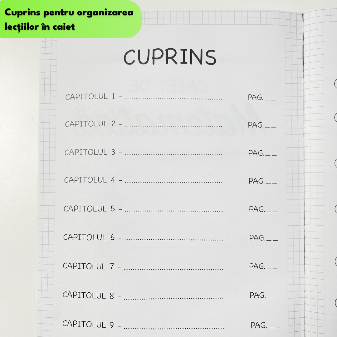 Set 3 Caiete + Jurnal de Școală - Izzie Publishing