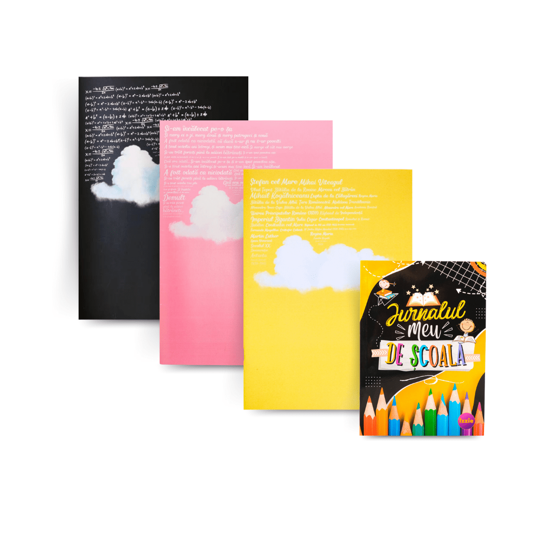Set 3 Caiete + Jurnal de Școală - Izzie Publishing
