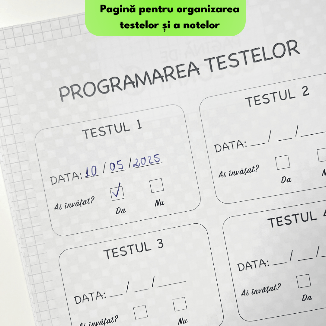 Set 3 Caiete + Jurnal de Școală - Izzie Publishing
