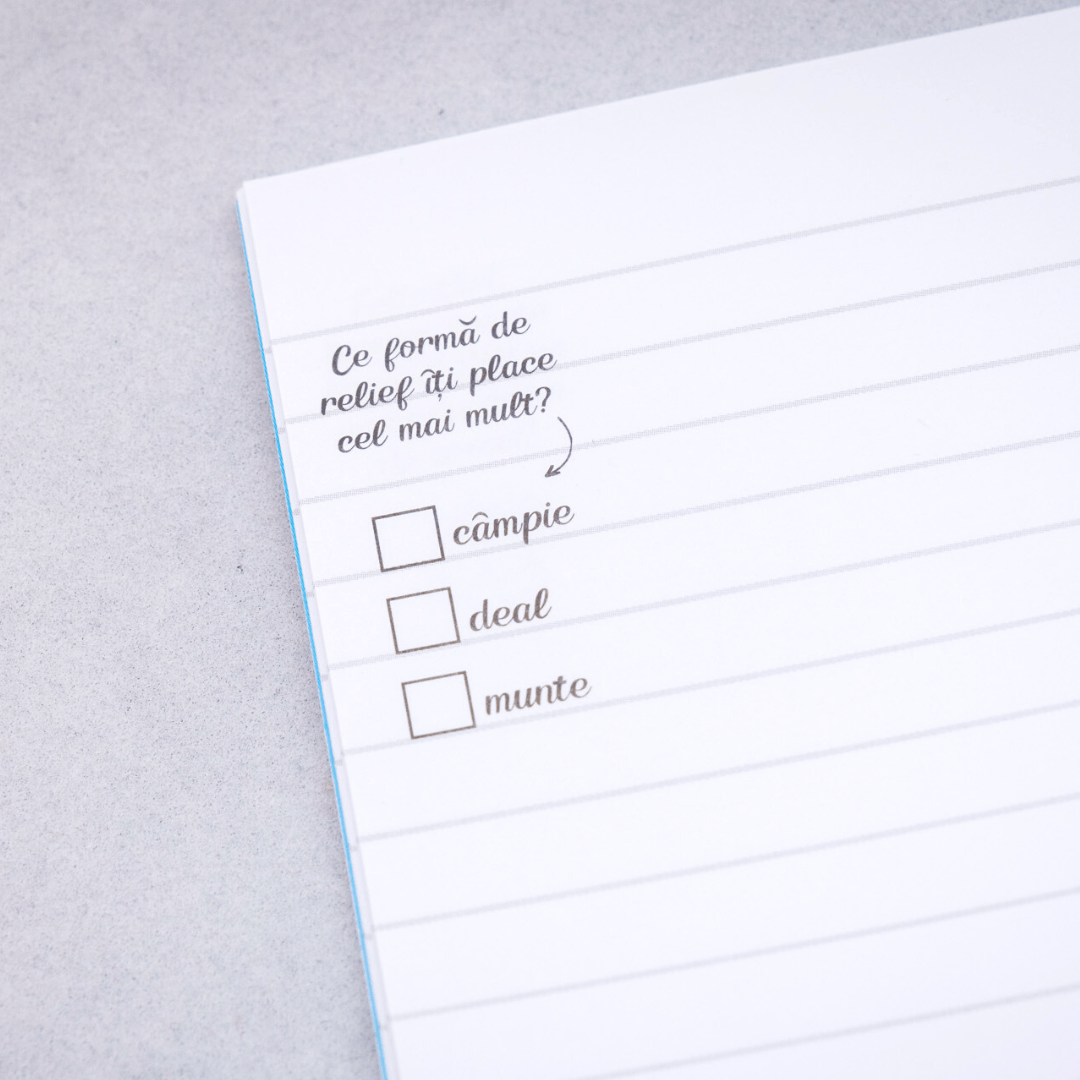 Set 5 Caiete: Mate (cu Formule și Stickere) + Română (cu Teorie și Stickere) + Fizică + Geografie + Biologie - Izzie Publishing