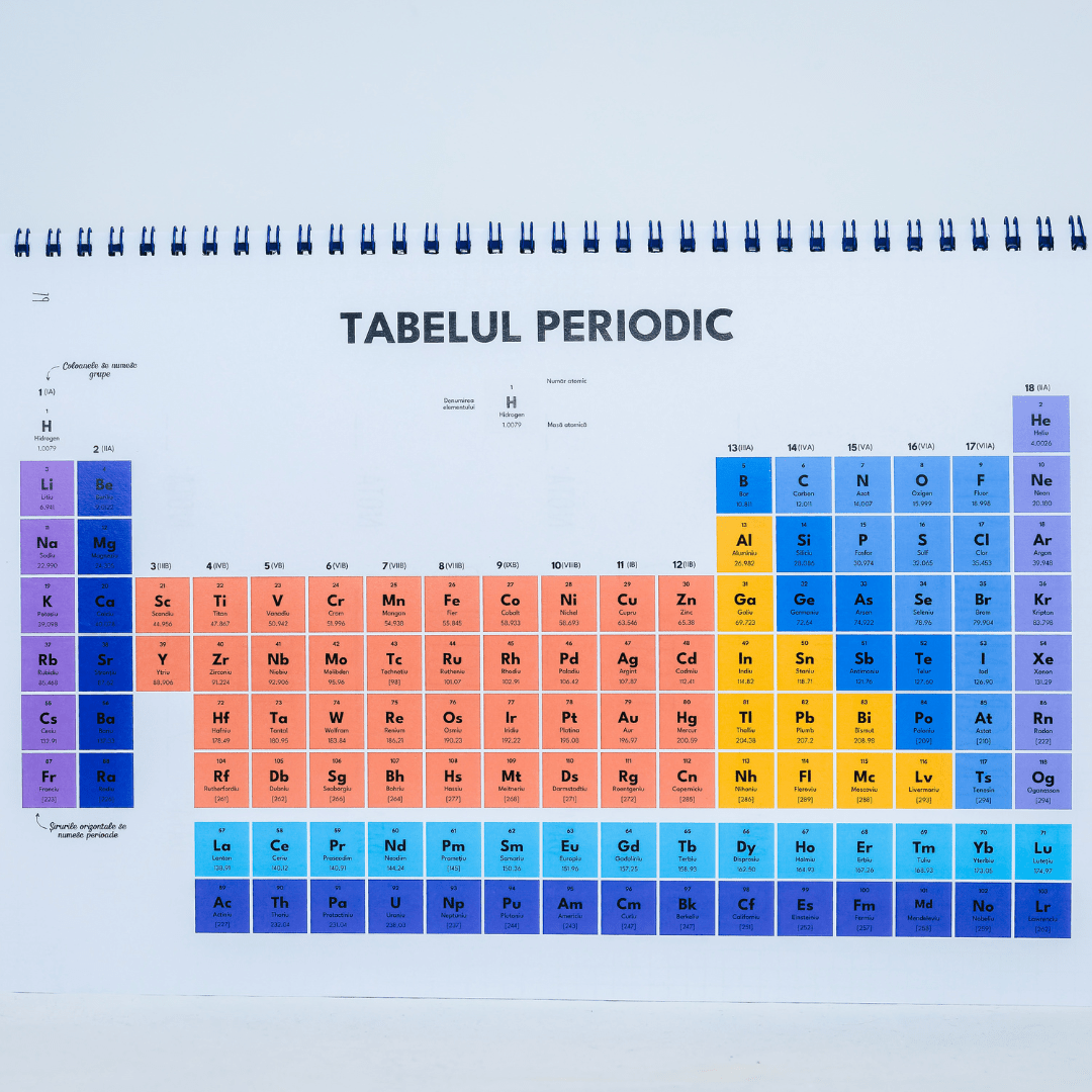 Set 6 Caiete: Mate + Română +Fizică + Franceză + Engleză + Chimie - Izzie Publishing