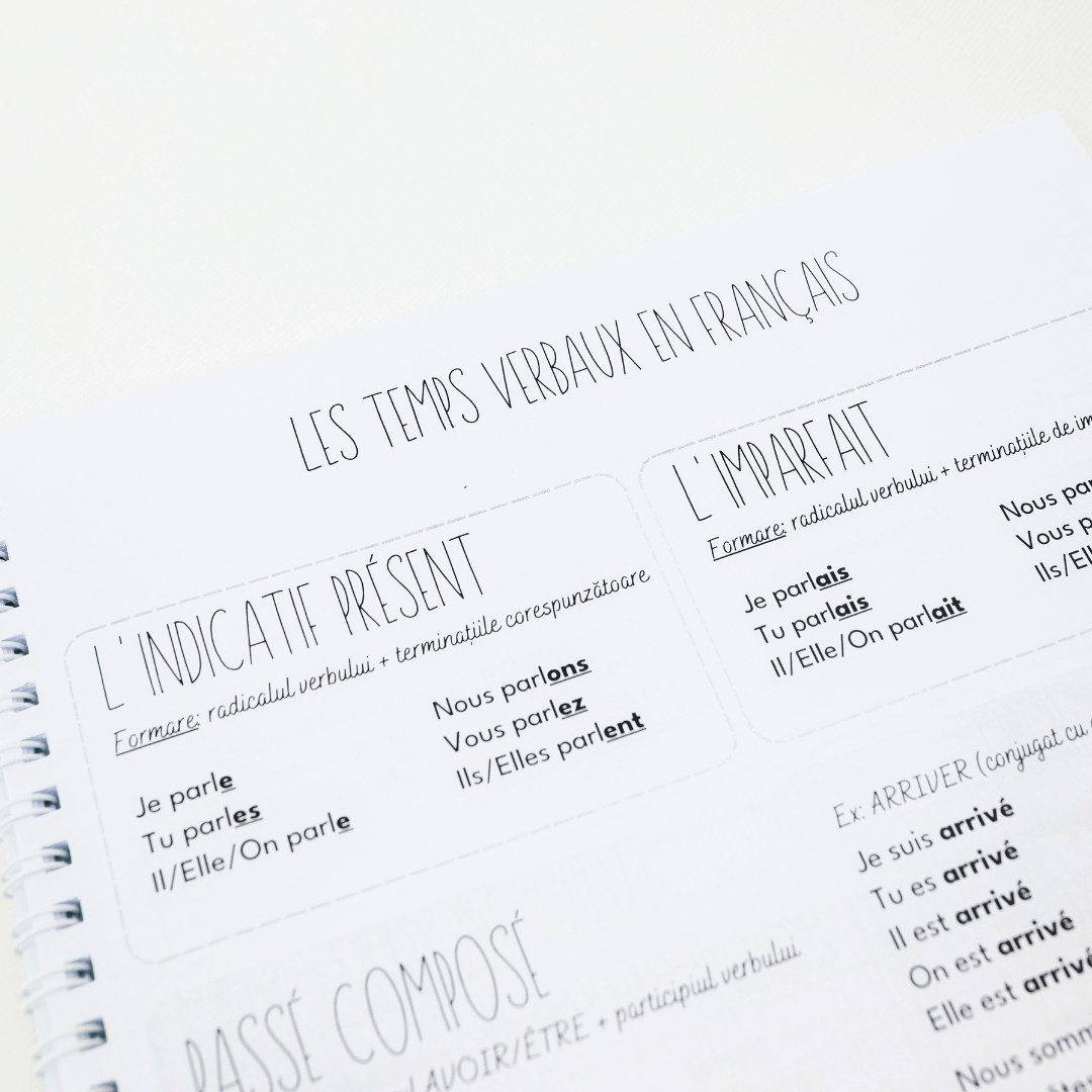 Set 6 Caiete: Mate + Română +Fizică + Franceză + Engleză + Chimie - Izzie Publishing