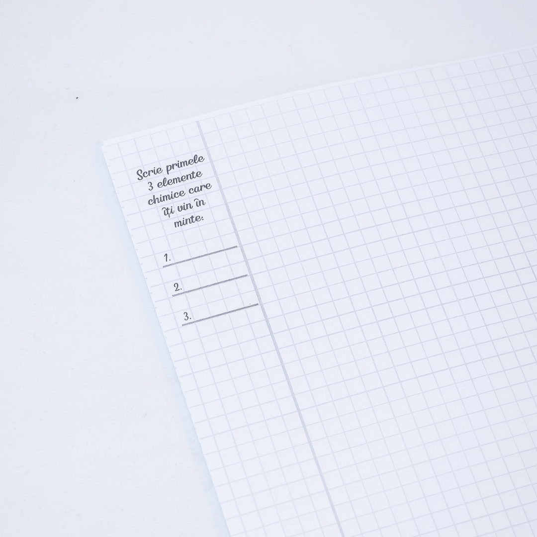 Set 6 Caiete: Mate + Română +Fizică + Franceză + Engleză + Chimie - Izzie Publishing