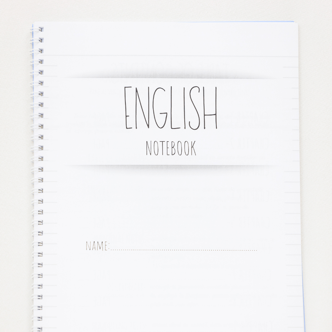 Set 6 Caiete: Mate + Română +Fizică + Franceză + Engleză + Chimie - Izzie Publishing