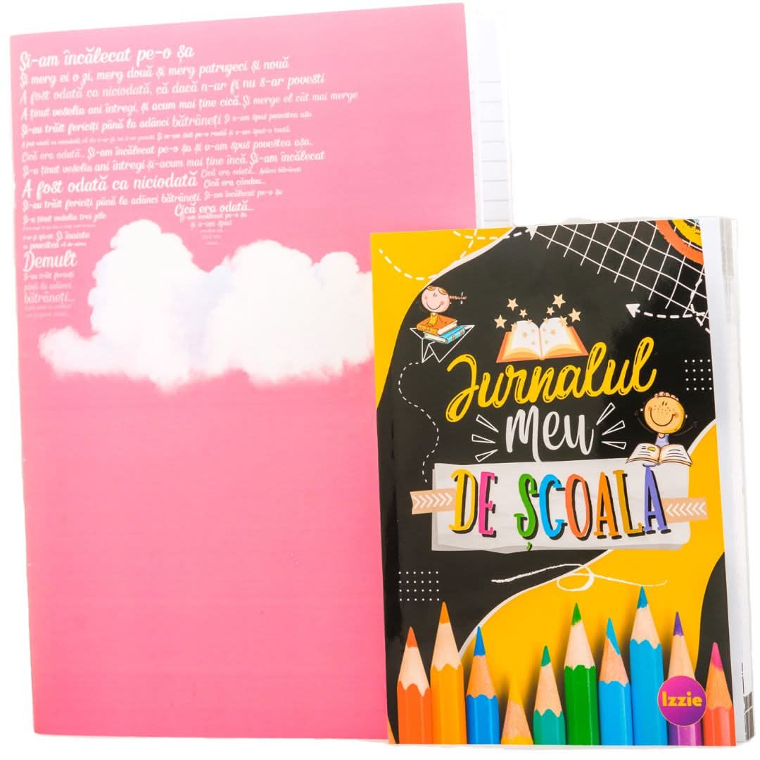Caiet de Română + Jurnal de Școală - Izzie Publishing