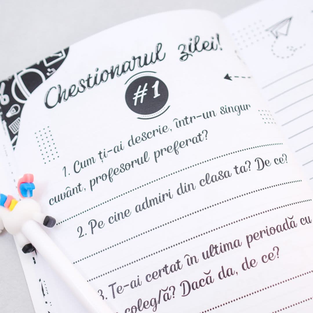 Caiet de Română + Jurnal de Școală - Izzie Publishing