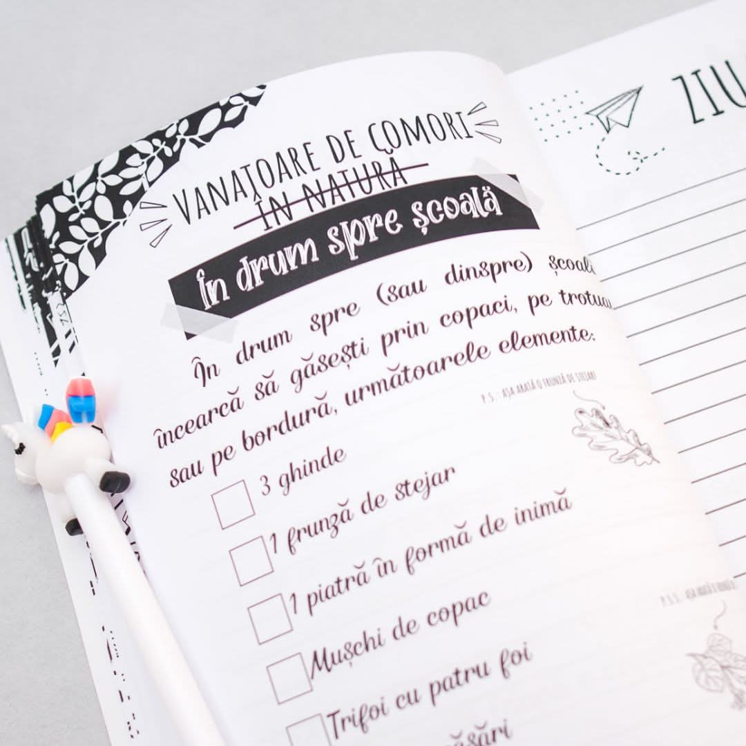 Caiet de Română + Jurnal de Școală - Izzie Publishing