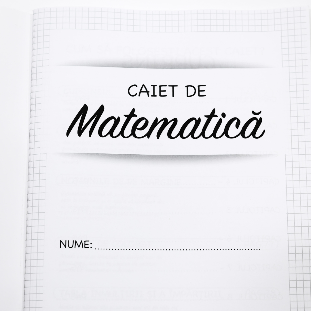 Caiet de Mate clasa a IV-a