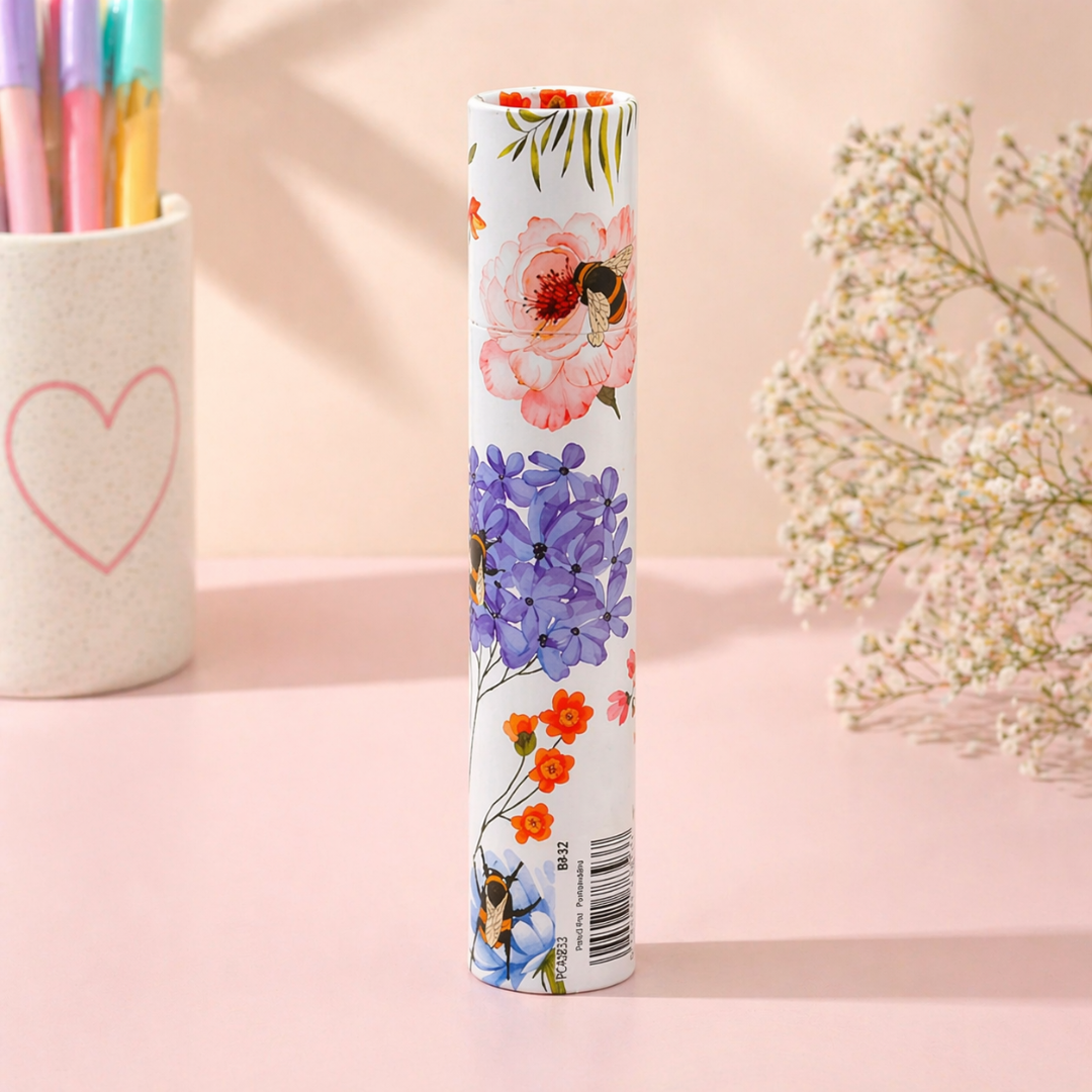 Tub cu 12 Creioane Colorate - Albine