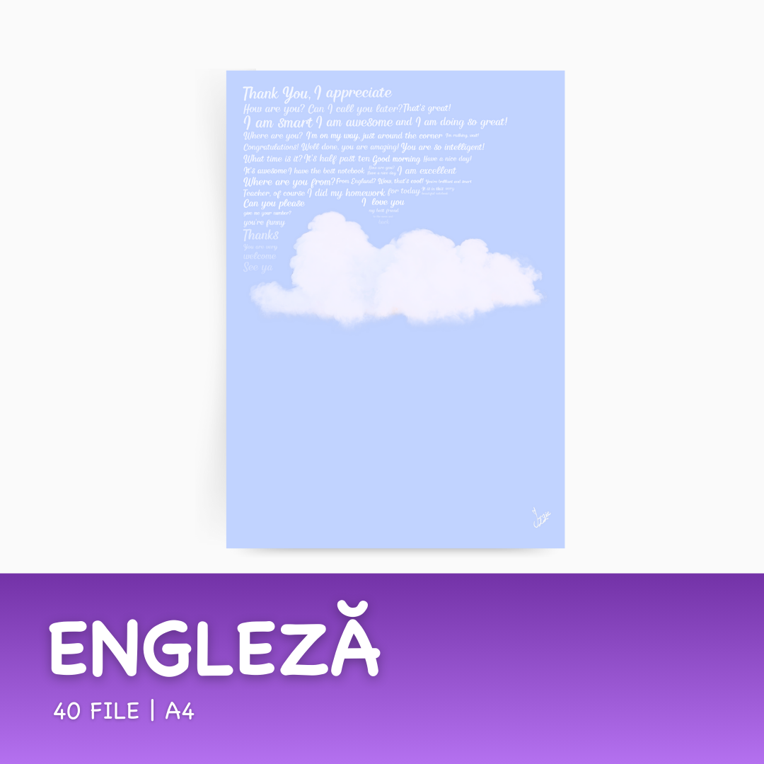 7+ 1 GRATIS: Pachet Personalizat de Caiete