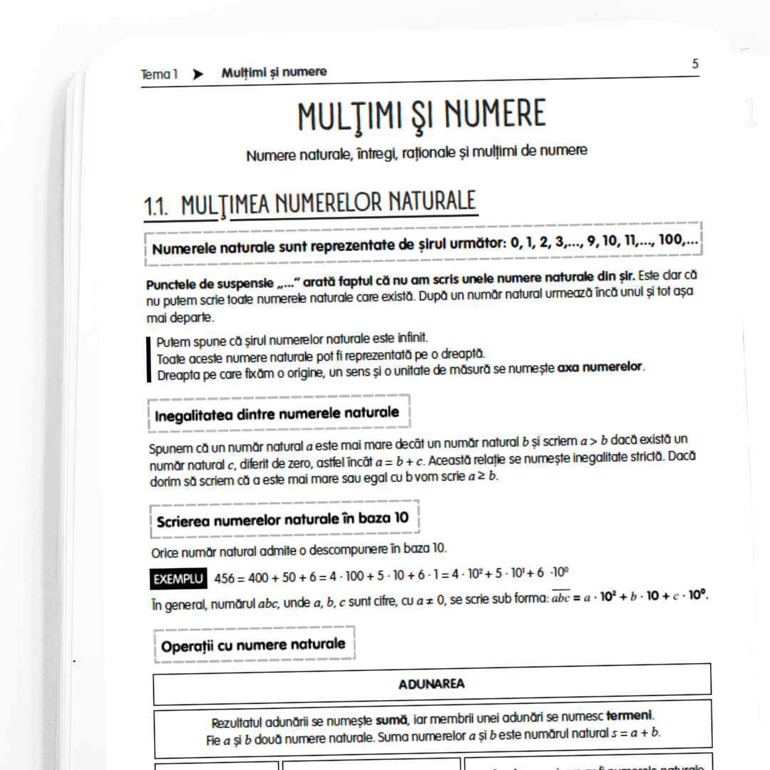 Culegere de Exerciții la Matematică- Evaluarea Națională, clasa a VIII-a