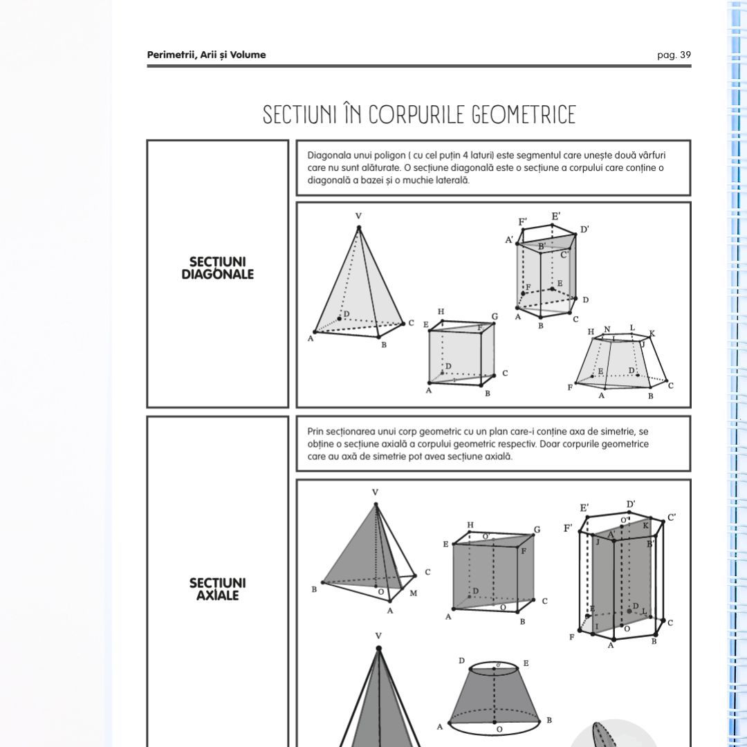 Pachet Complet de Pregătire Evaluarea Națională: Algebră, Geometrie & Limba Română (106 pagini de teorie)