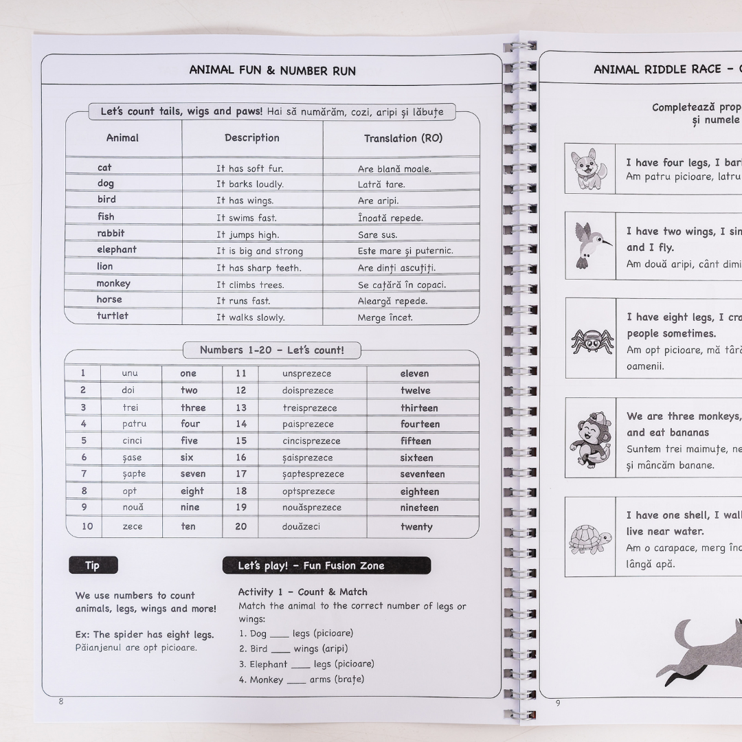 Caiet Izzie de Engleză: clasa a IV-a (cu Teorie)