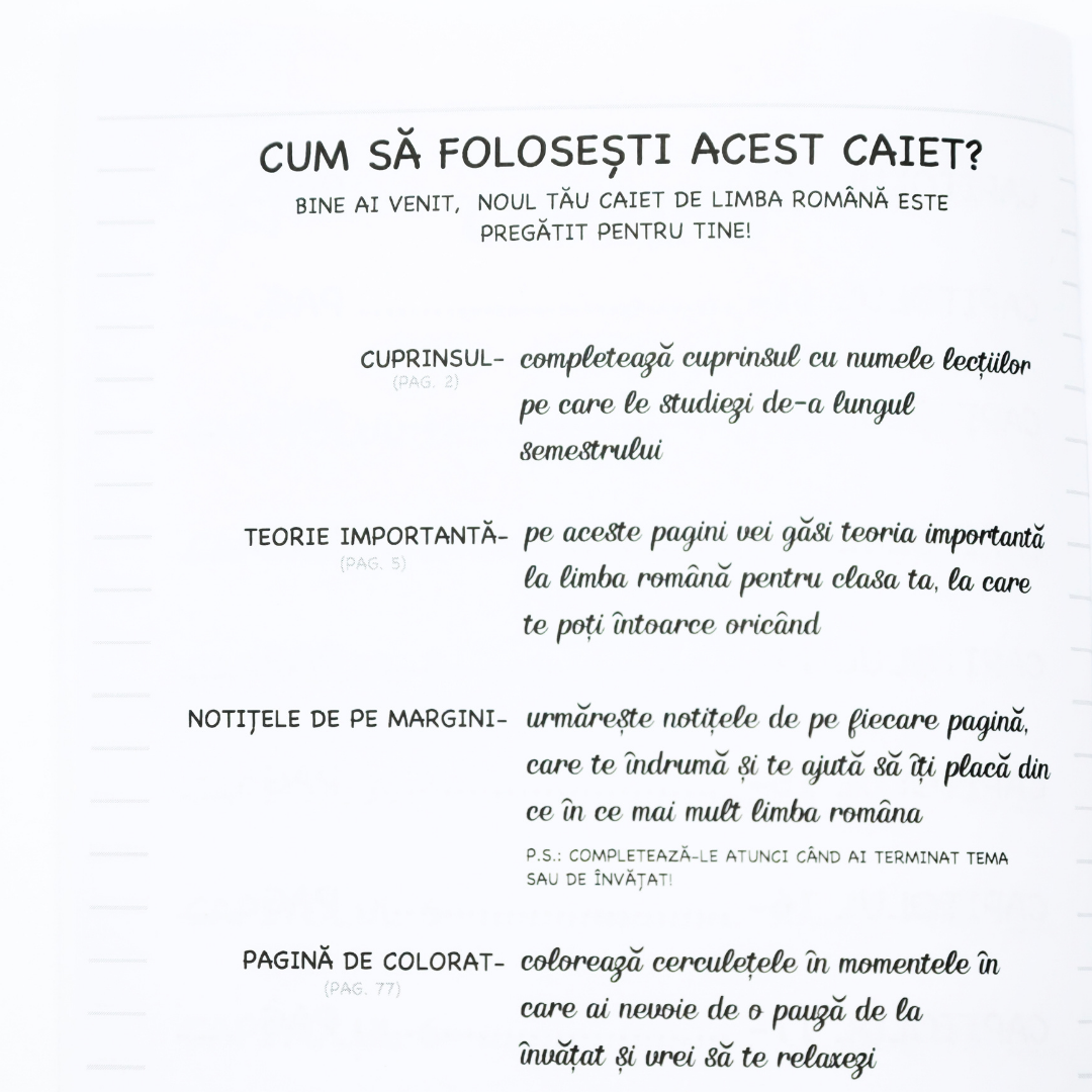 Caiet de Comunicare în Limba Română - Clasa a II-a
