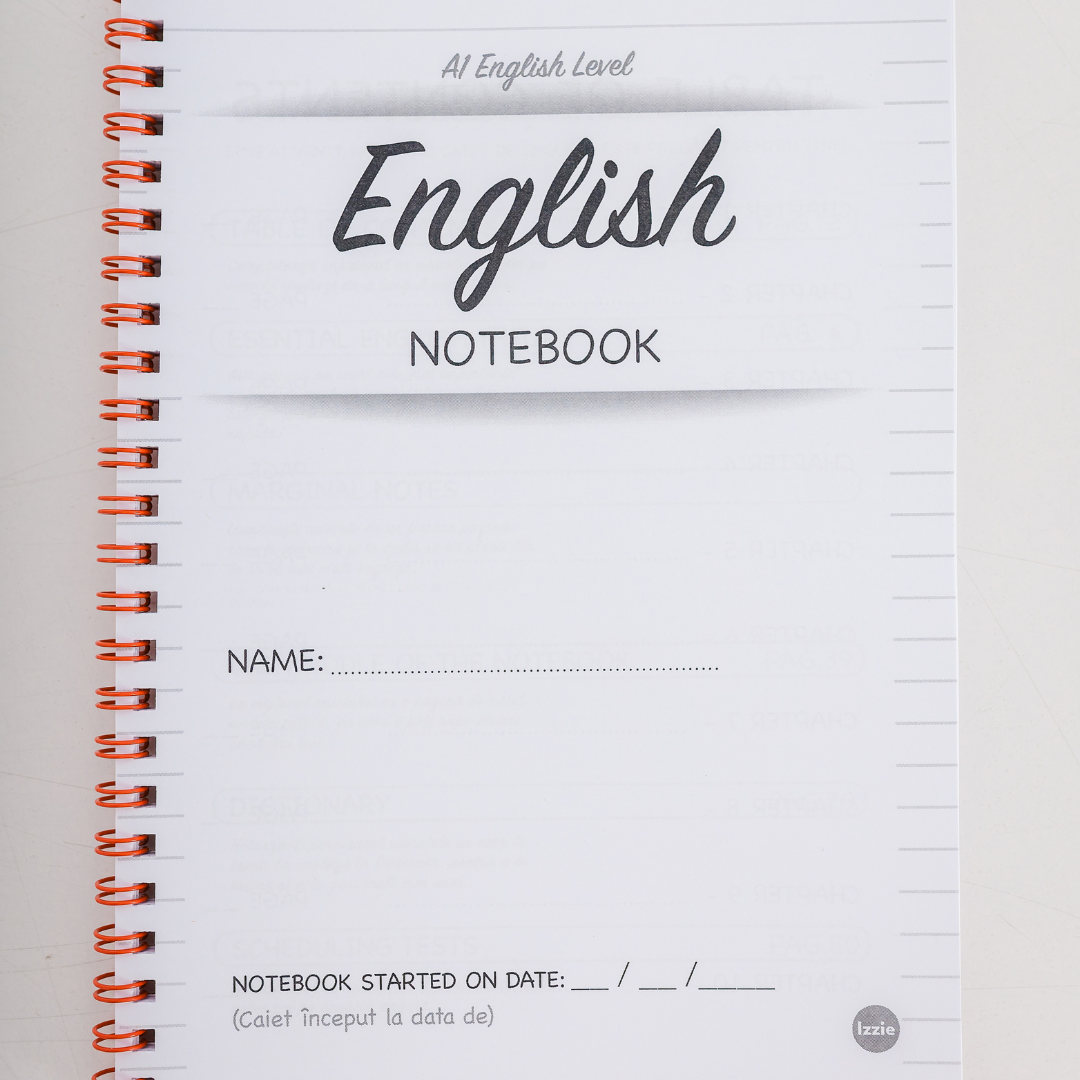 Caiet Izzie de Engleză: clasa a II-a (cu Teorie)