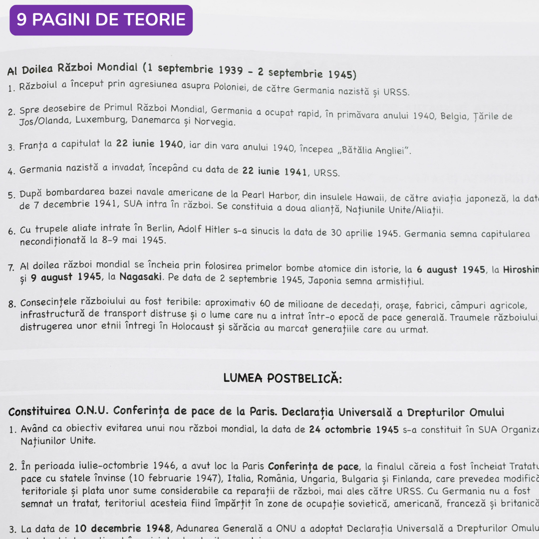 Caiet Izzie de Istorie A4 (cu Teorie)
