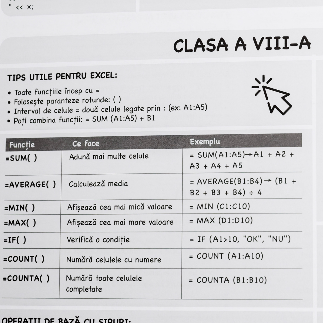 Caiet Izzie de T.I.C. (cu Teorie) - Capsat