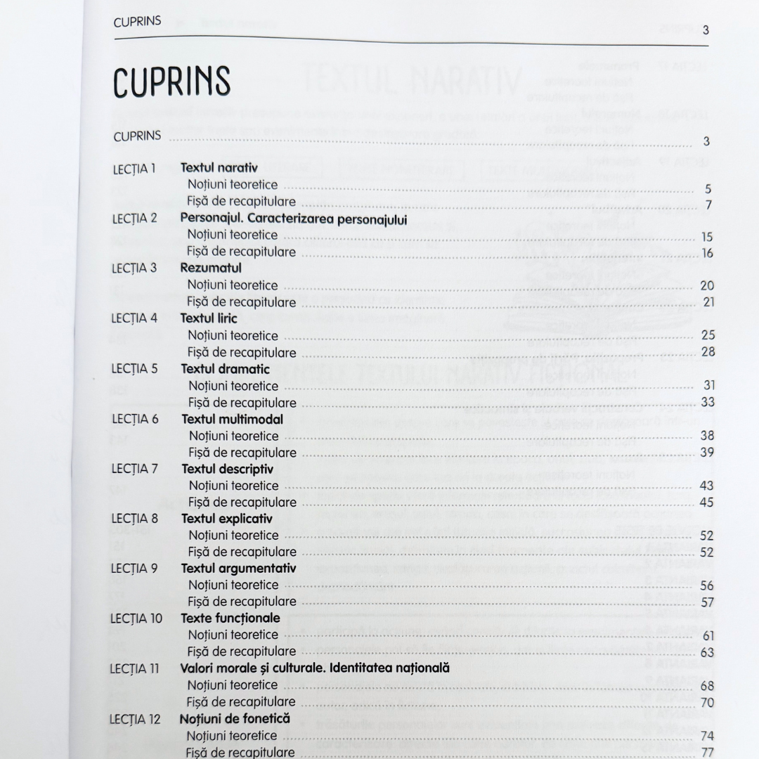 Culegere de Exerciții la Limba și Literatura Română - Evaluarea Națională, clasa a VIII-a