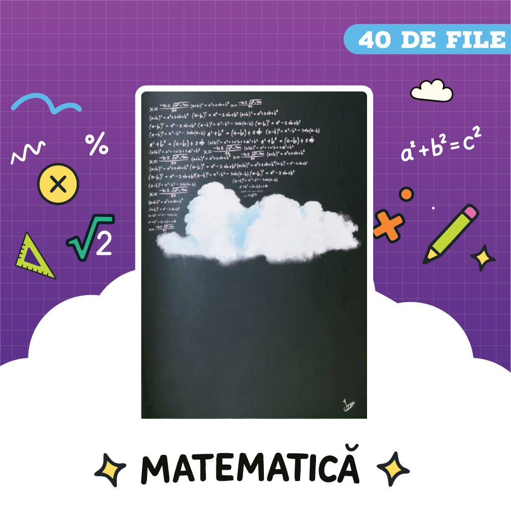 Caiet Izzie de Mate (cu Formule)