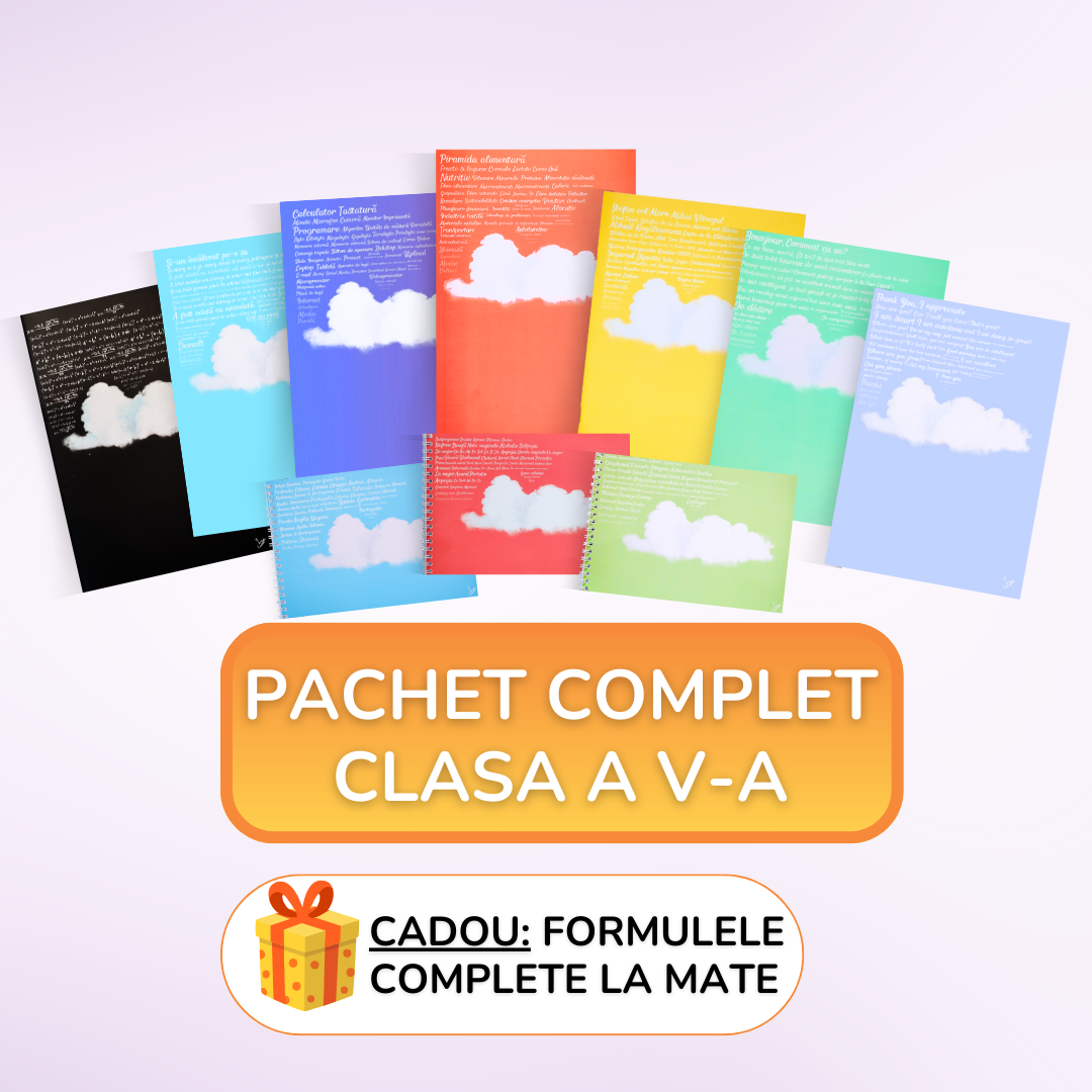 Pachet complet 10 Caiete Izzie: Clasa a V-a, Modulul 3