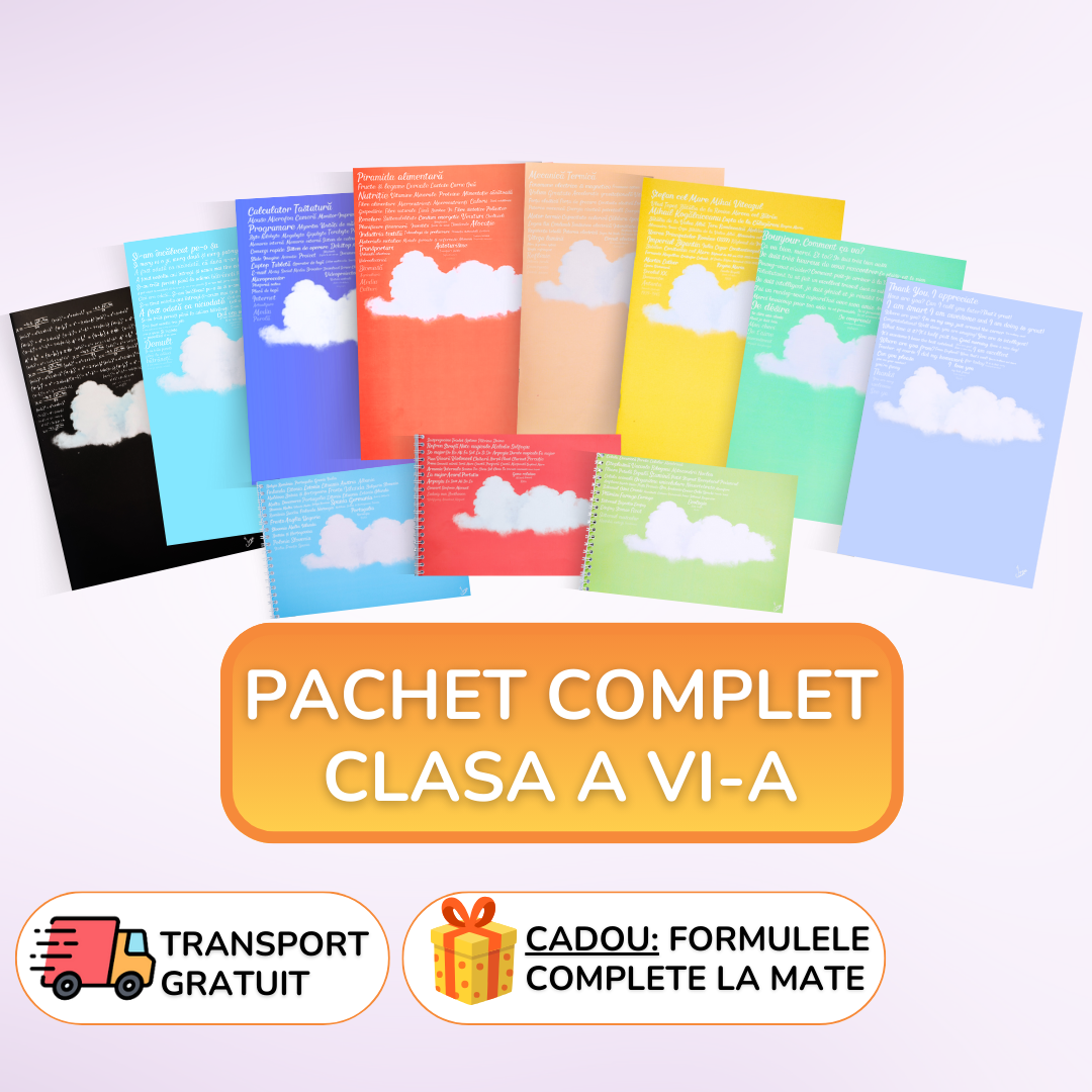 Pachet complet 11 Caiete Izzie: Clasa a VI-a, Modulul 3