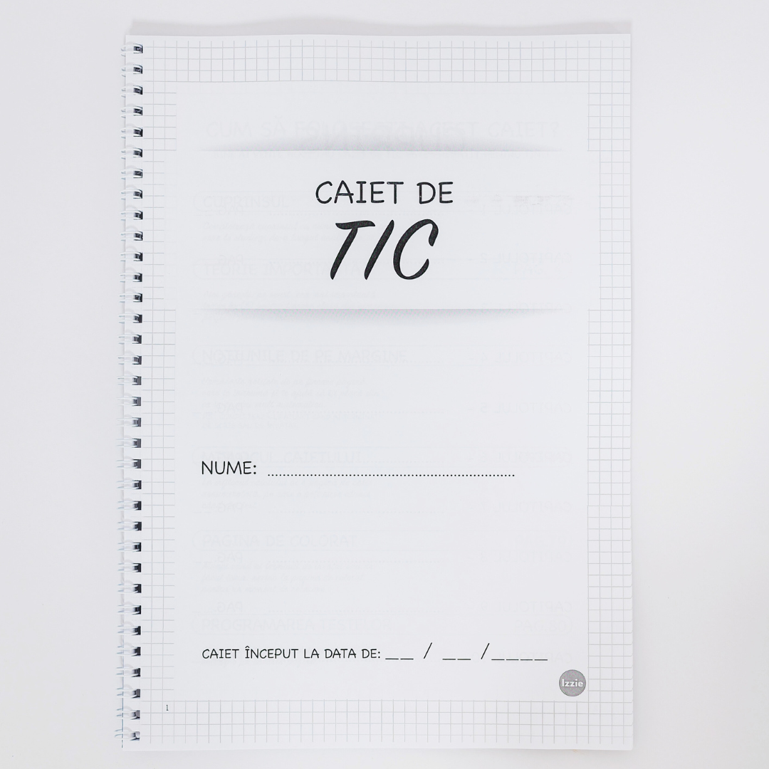 Caiet Interactiv Izzie de T.I.C. (cu Teorie)