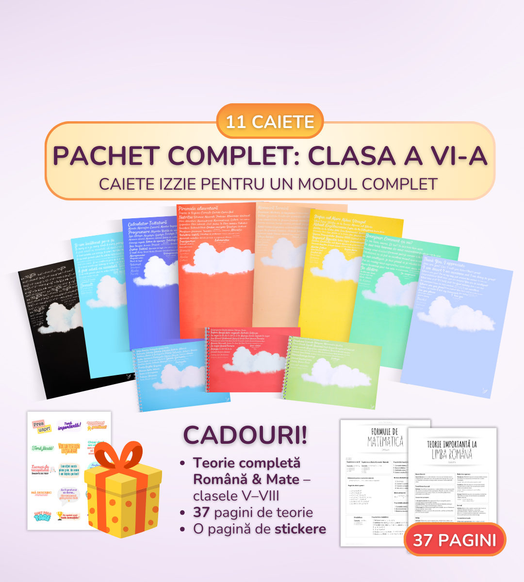 Pachetul Complet de Caiete Izzie