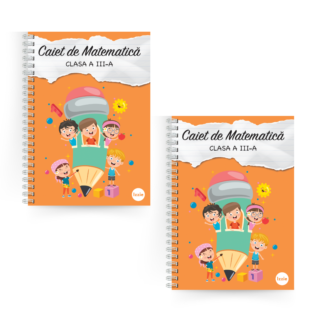 Set de Caiete Izzie de Mate: clasa a III-a