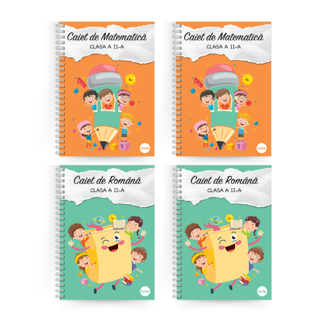 Set complet clasa a II-a: Română + Matematică
