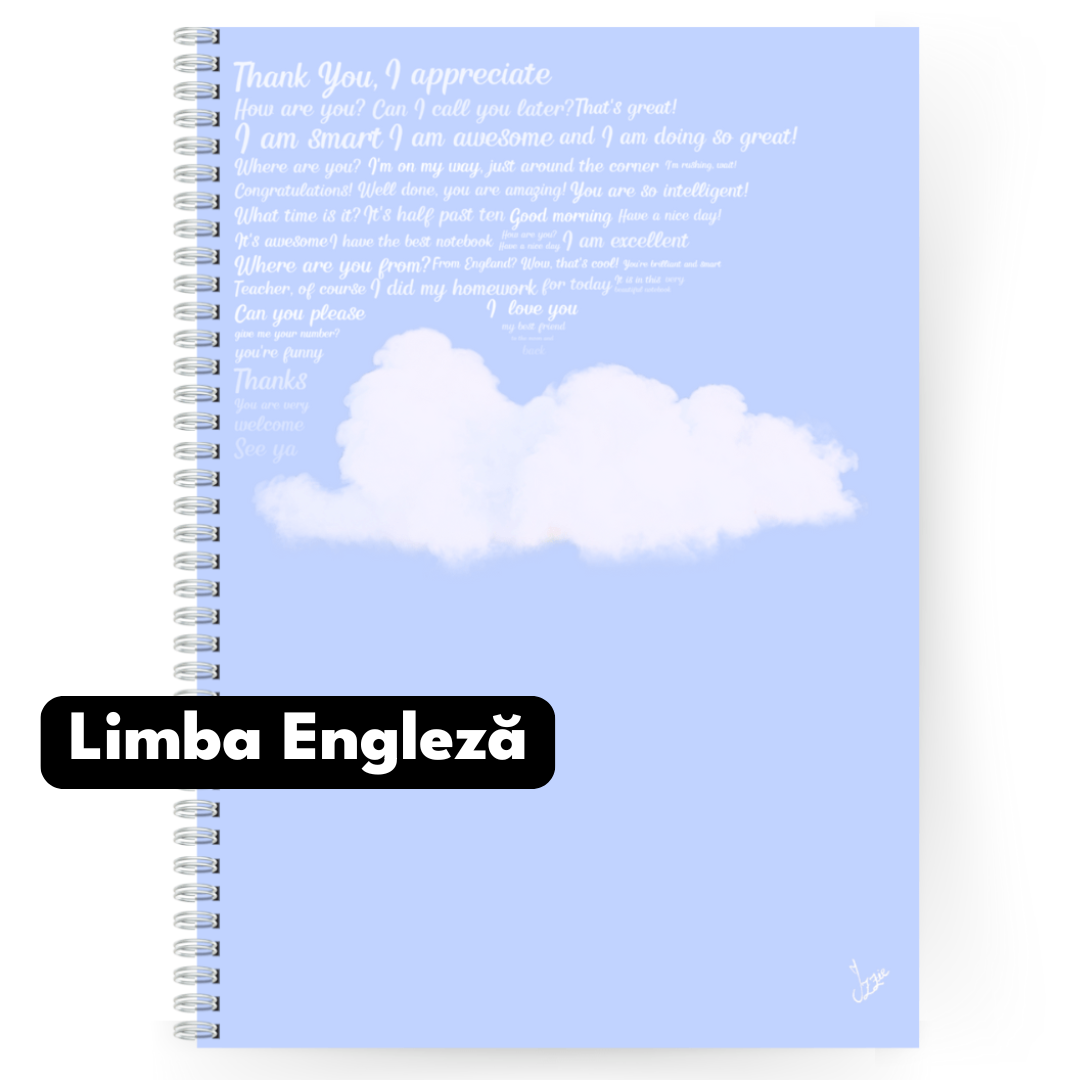 Caiet Studențesc de Engleză (cu timpuri verbale)