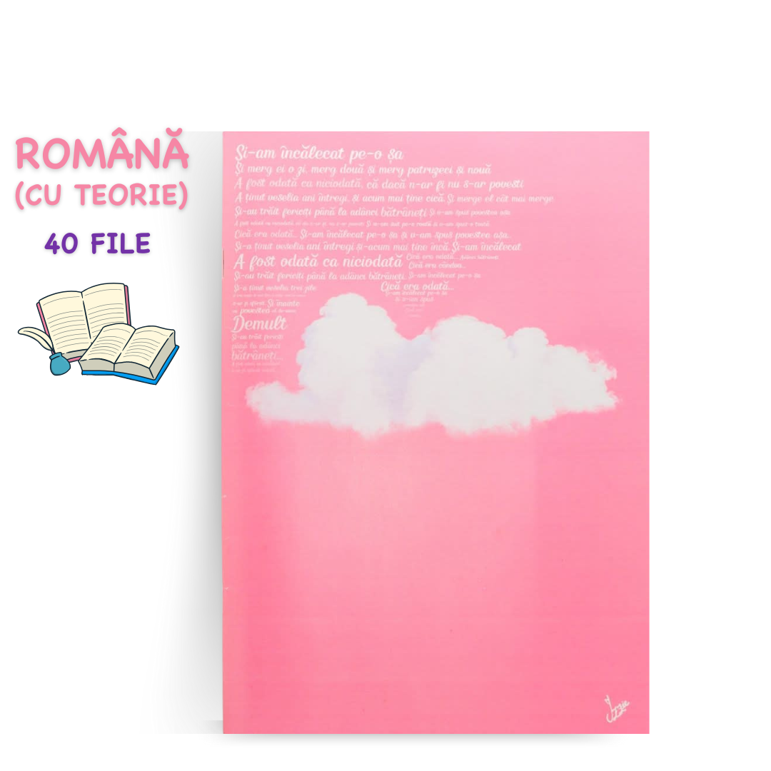 Caiet Interactiv Izzie de Română A4 (cu Teorie)
