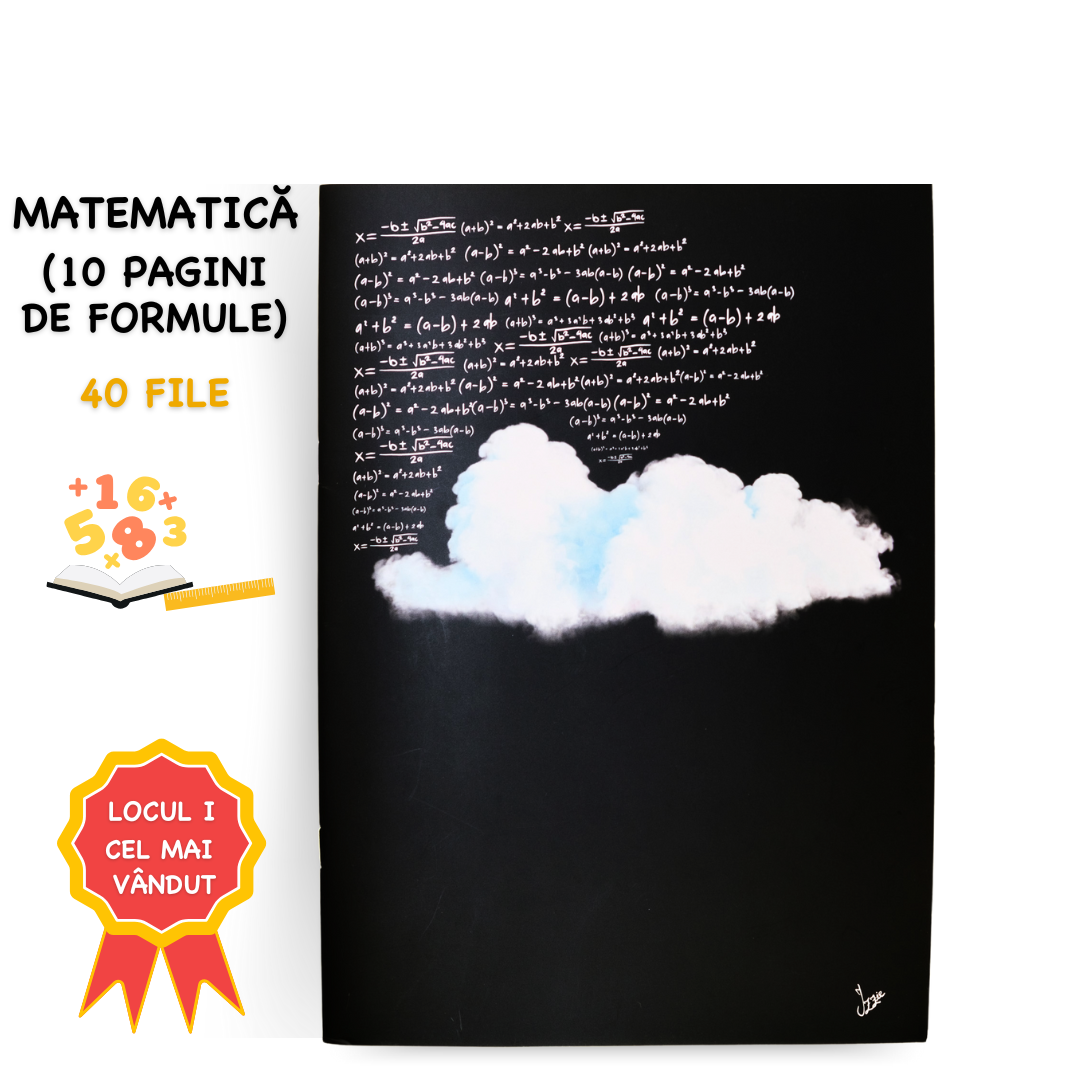 Caiet Interactiv Izzie de Matematică A4 (cu Formule)