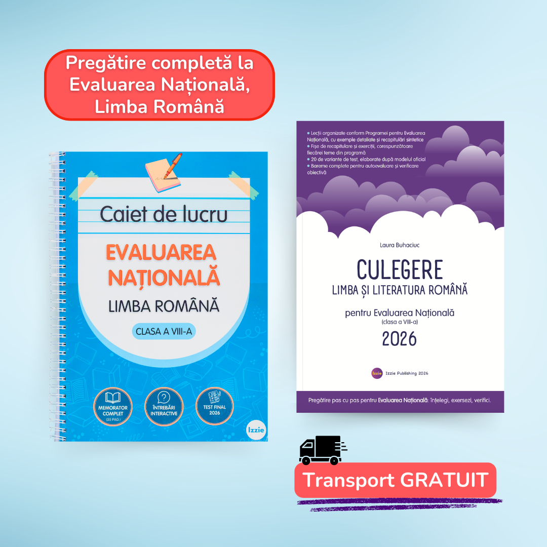 Pachet Pregătire Evaluare Națională - Limba Română (clasa a VIII-a)