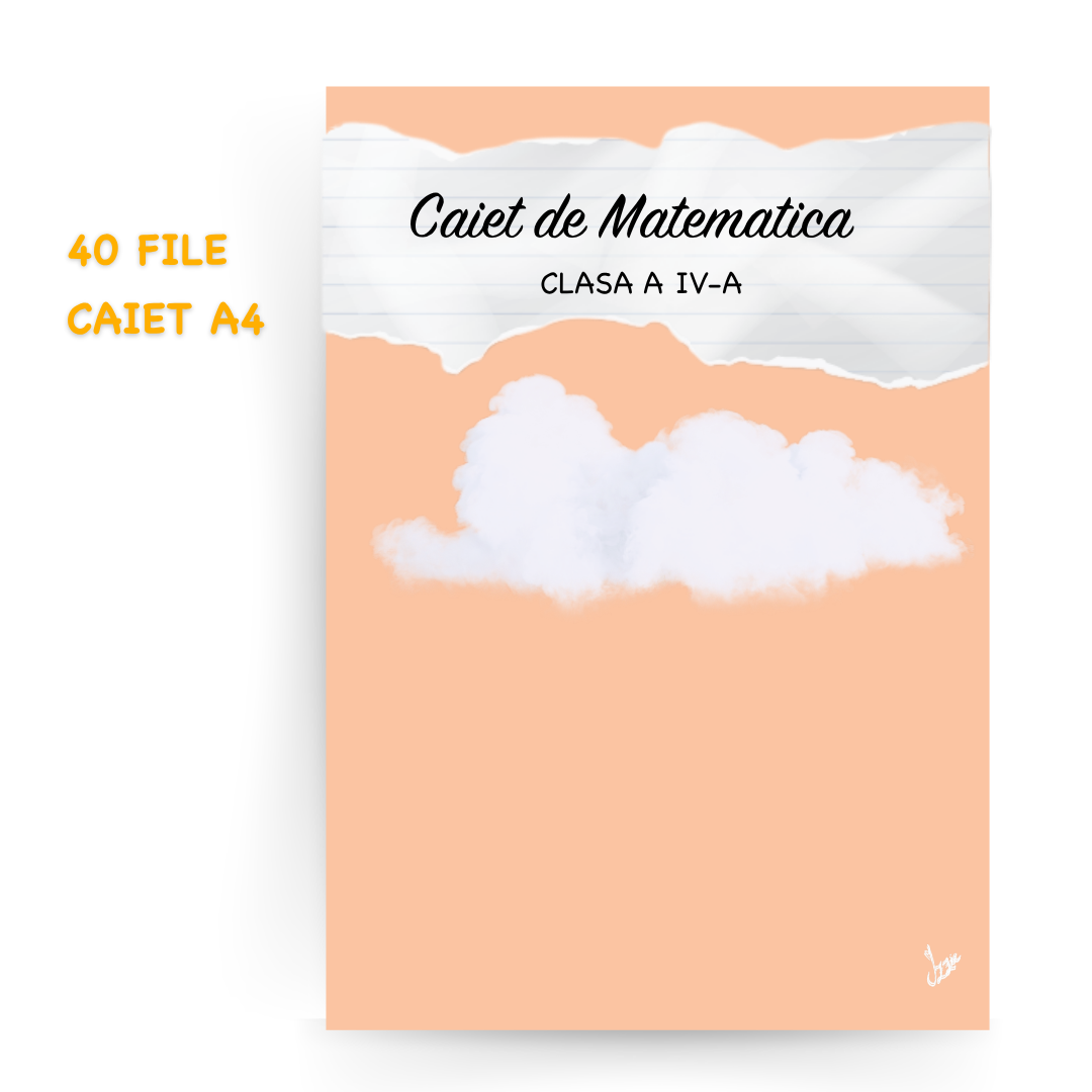 Caiet de Mate clasa a IV-a