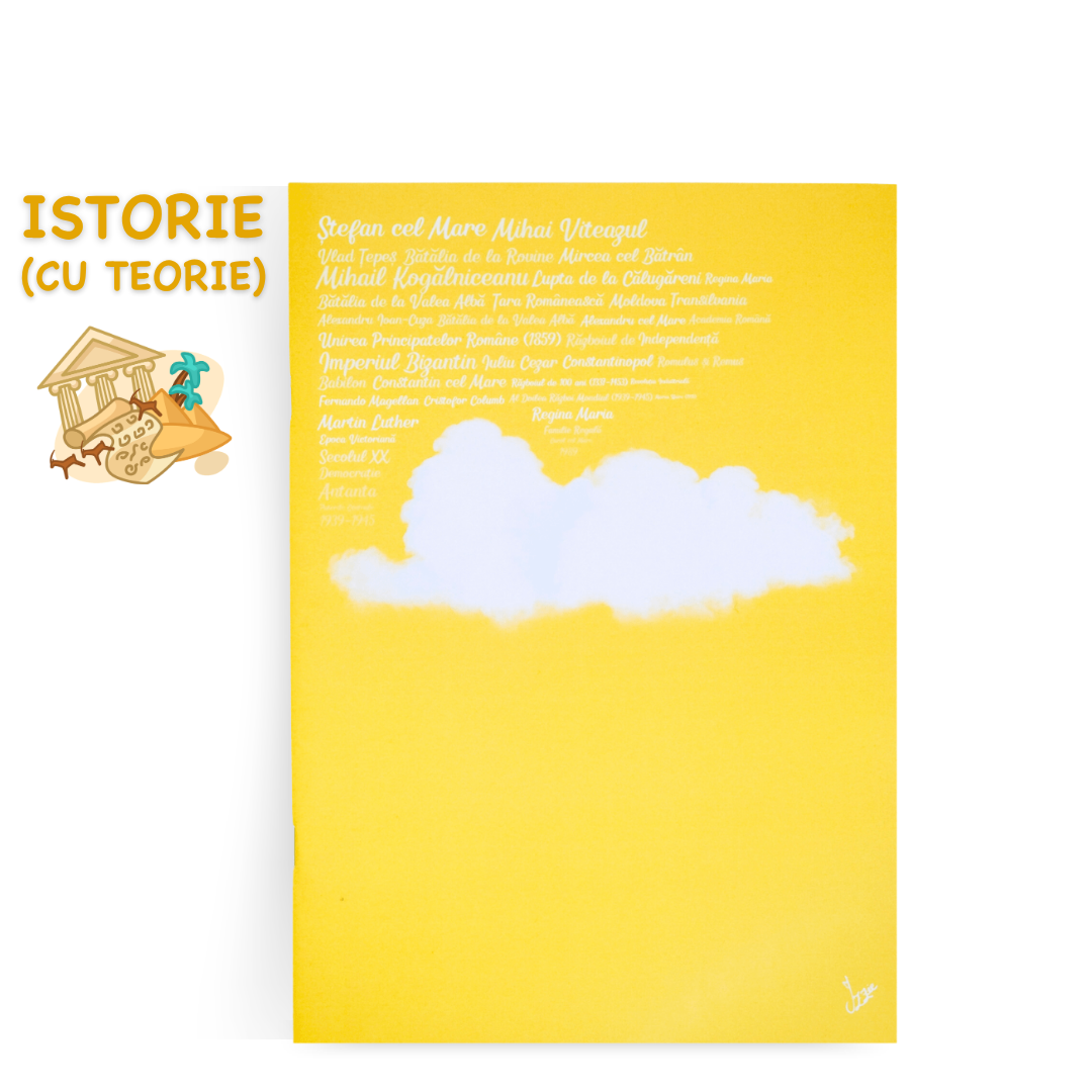 Caiet Izzie de Istorie A4 cu Teorie