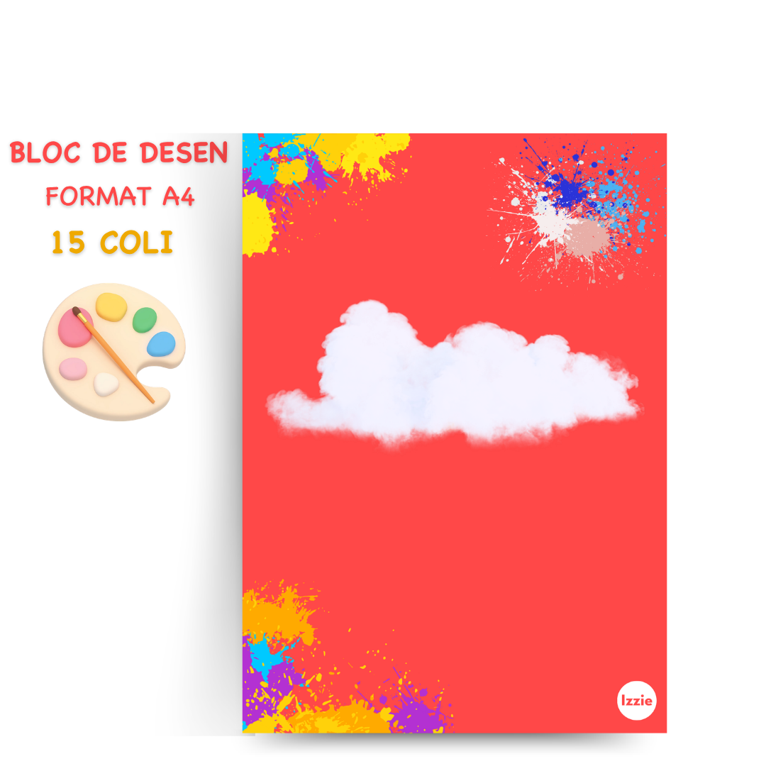 Bloc de Desen Izzie A4