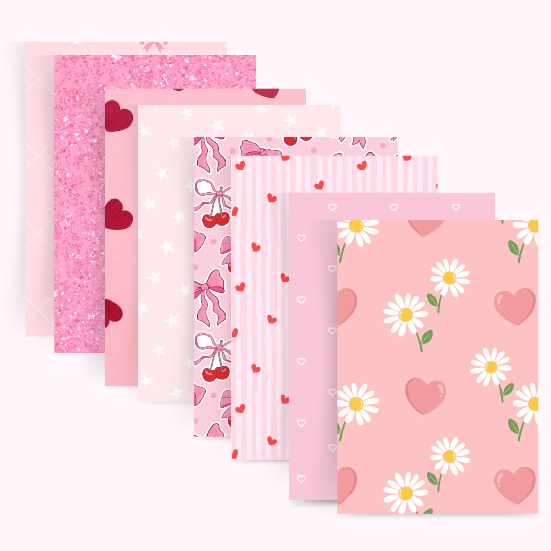 🎀 Pink Mood - Set 8 coperți