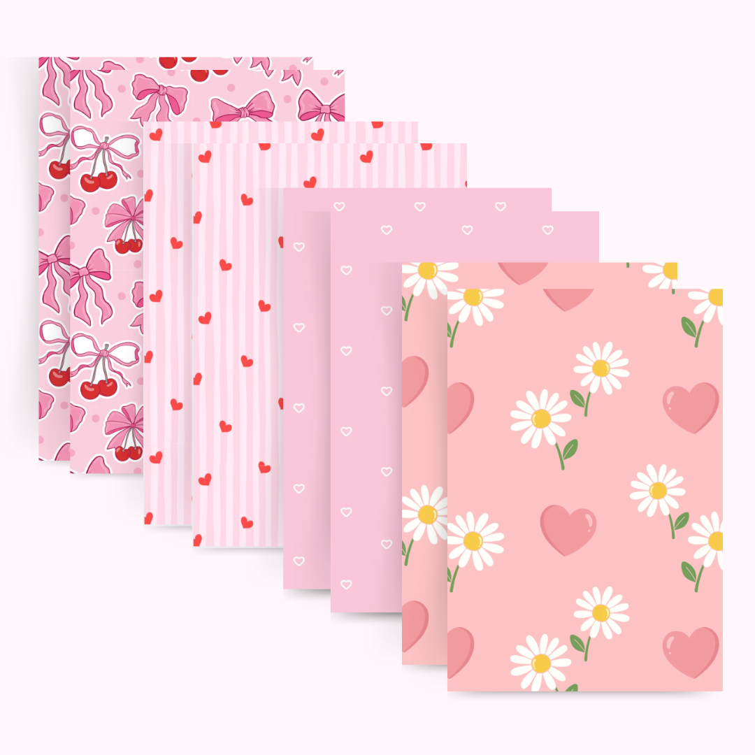 🎀 Pink Mood - Set 4 coperți