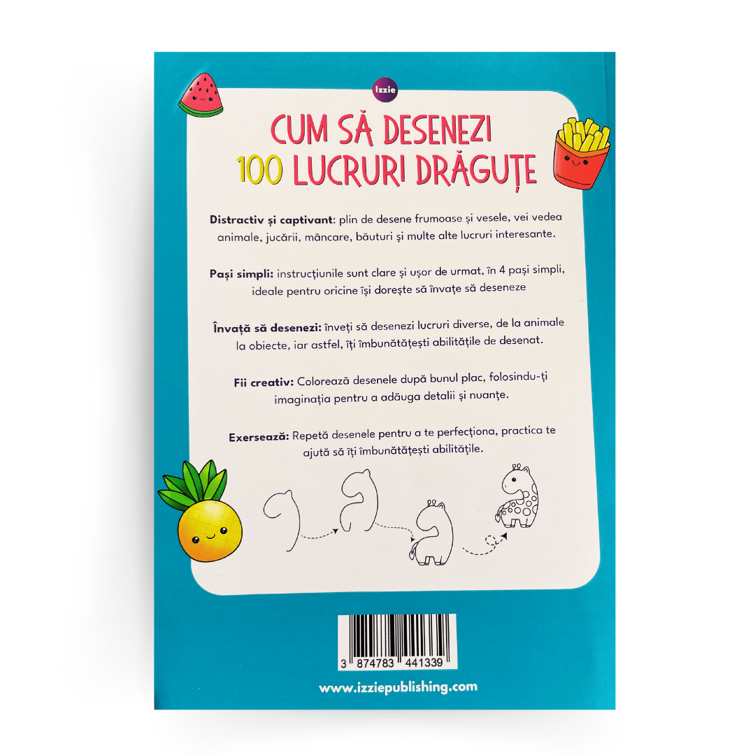 Cum să desenezi 100 de lucruri drăguțe - Izzie Publishing