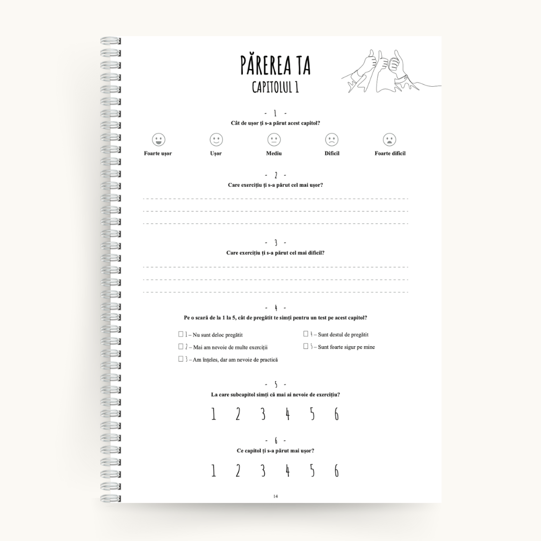 Pentru recapitulare: Caiet cu Exerciții la Mate, clasa a V - a - Izzie Publishing